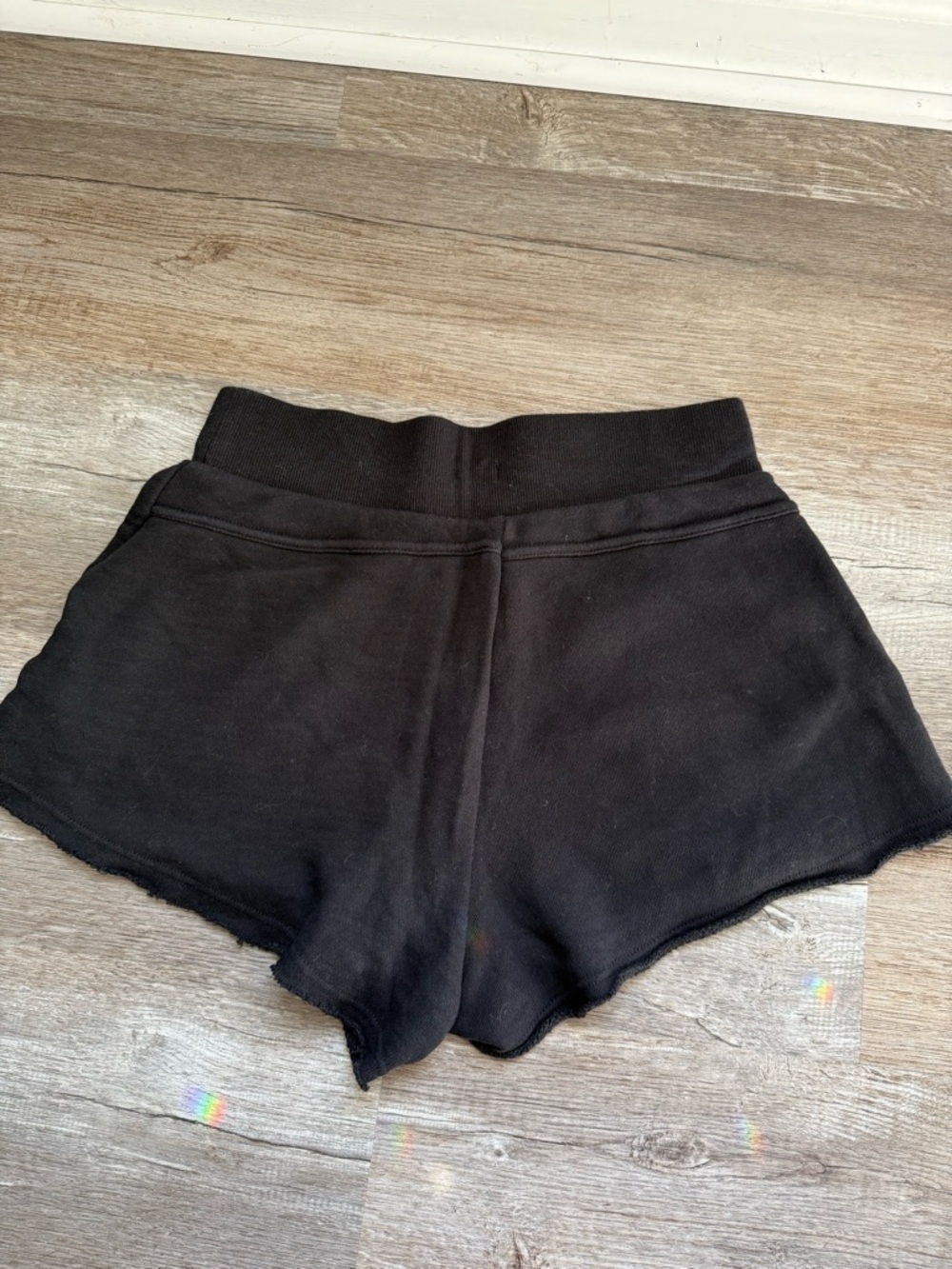 Joy Lab Black Women's Drawstring Casual Shorts Comfy Lounge Shorts Cotton Size S - Picture 4 of 8